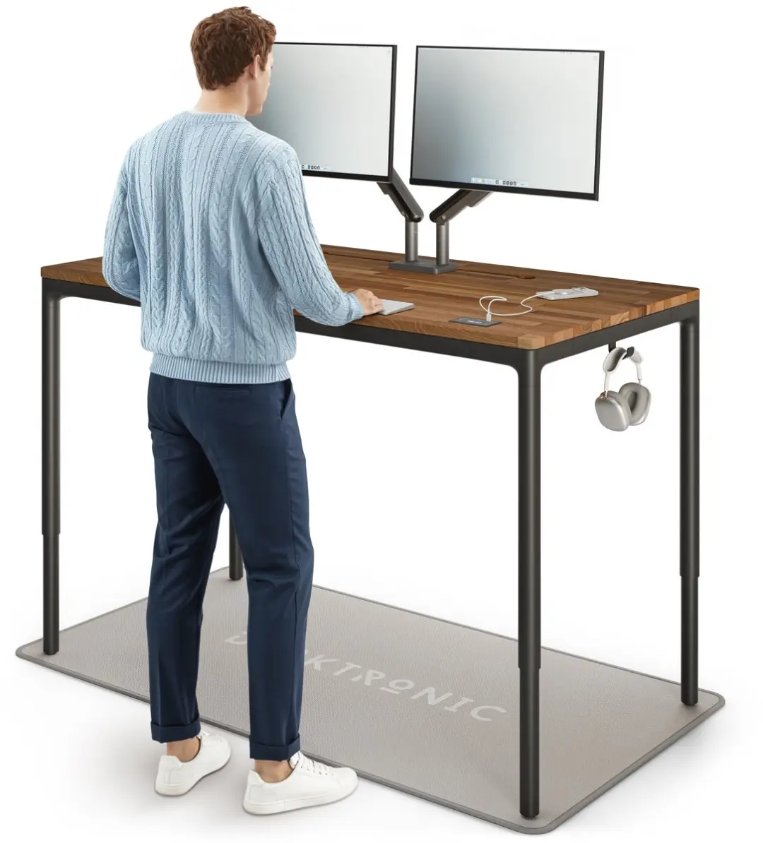 Desktronic HomeMax Zit-sta Bureau 160x80cm