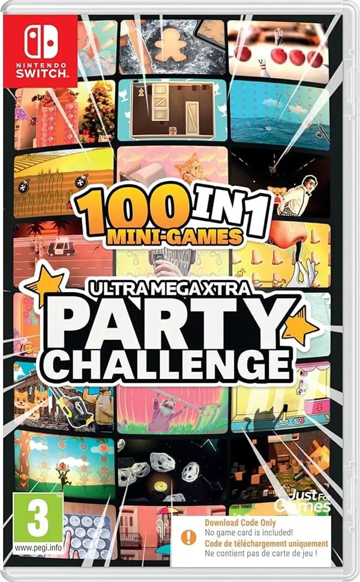 Nintendo Switch 100 in 1 Mini Games Partyspel