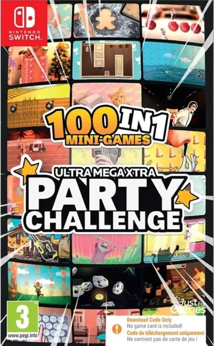 Nintendo Switch 100 in 1 Mini Games Partyspel