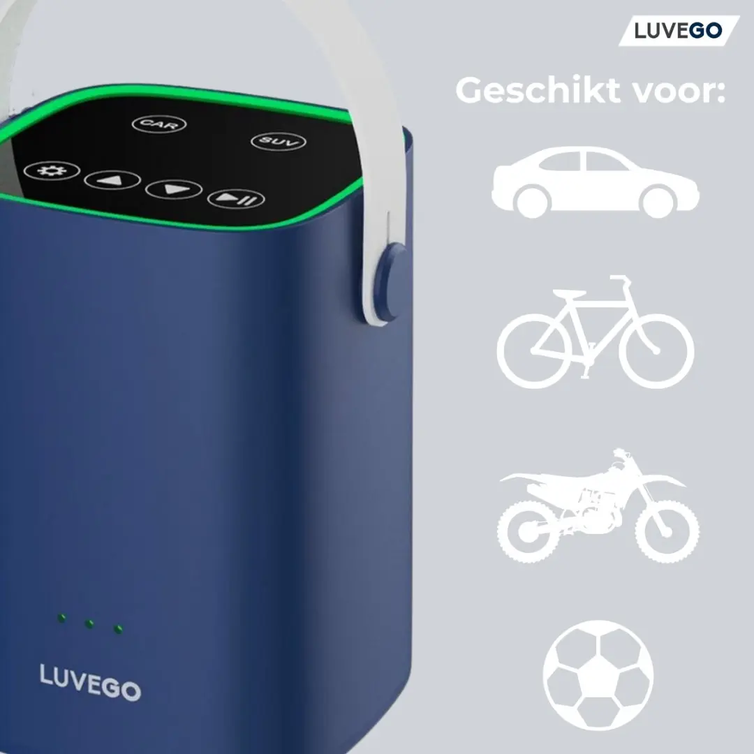 Luvevo Draagbare Bandenpomp LGS5 120W - 25 l/min - 10.3 BAR