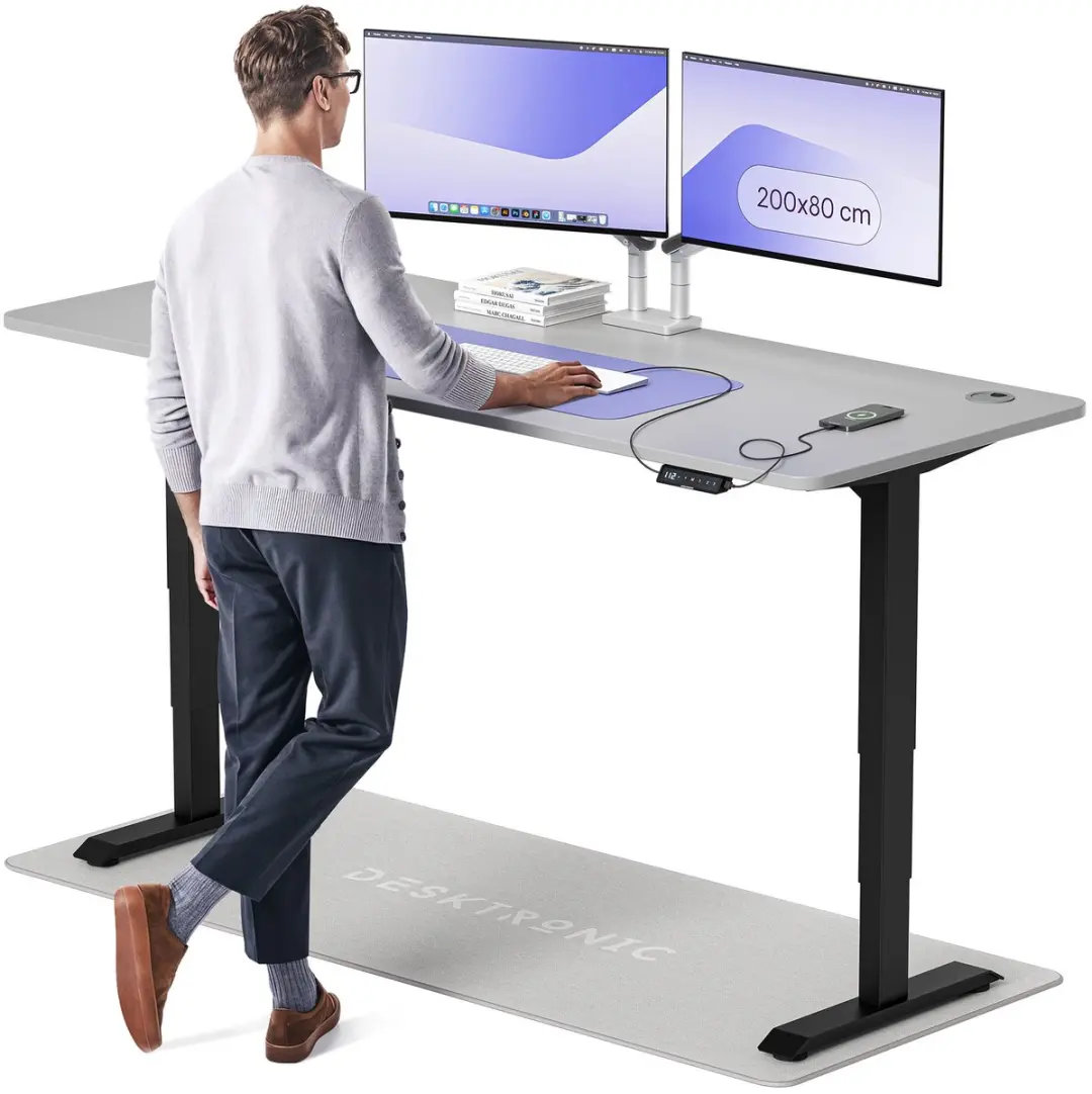 Desktronic HomePro Zit-sta Bureau 200x80cm