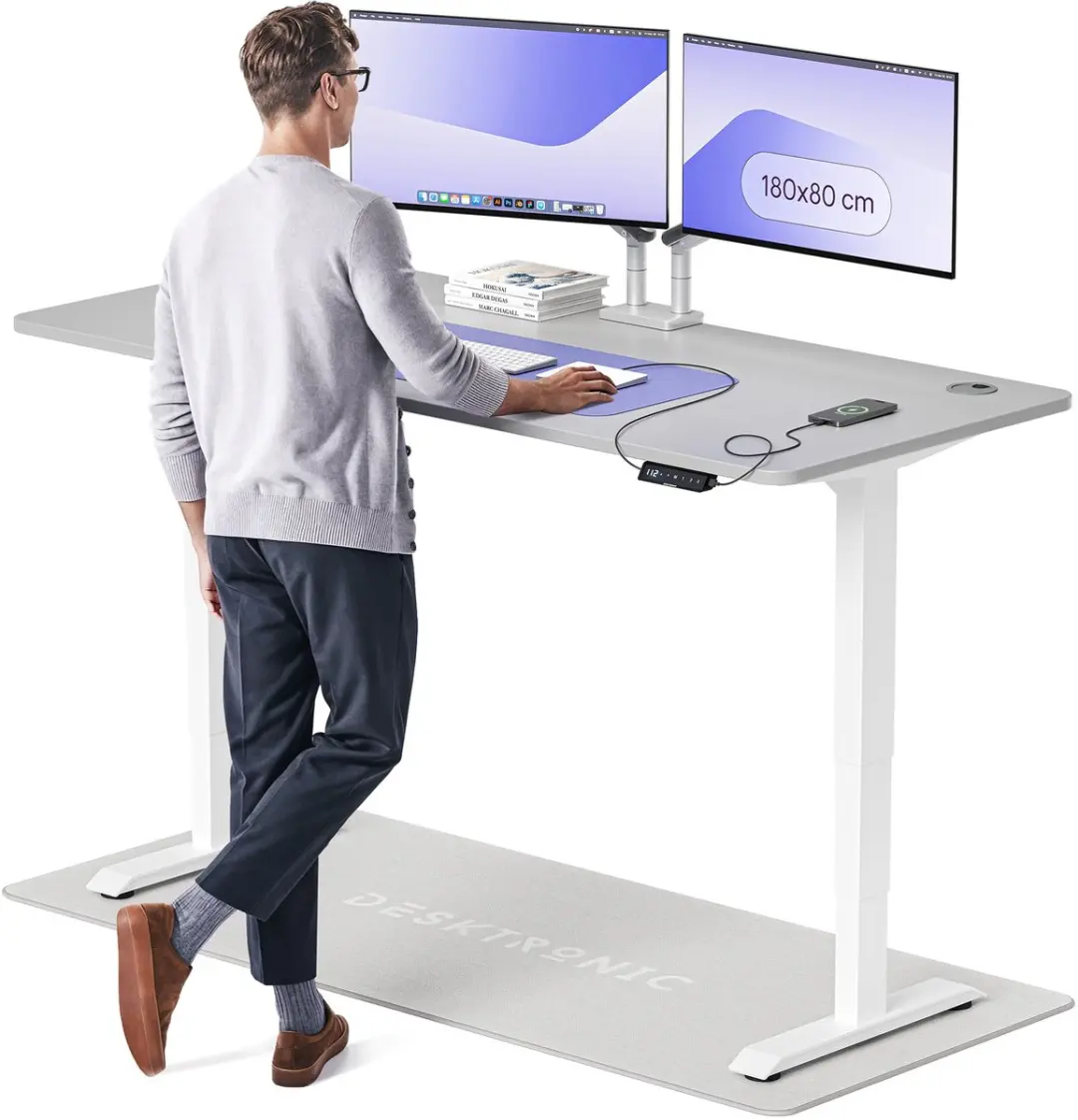 Desktronic HomePro Zit-sta Bureau 180x80cm