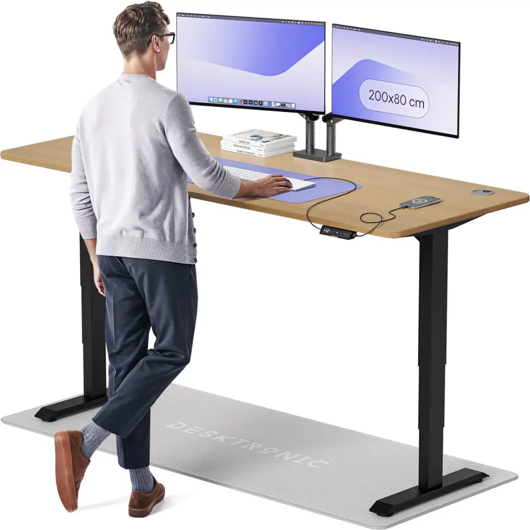 Desktronic HomePro Zit-sta Bureau 200x80cm