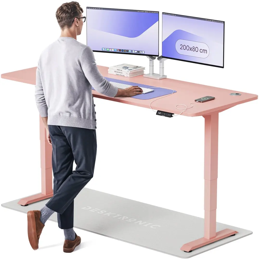 Desktronic HomePro Zit-sta Bureau 200x80cm