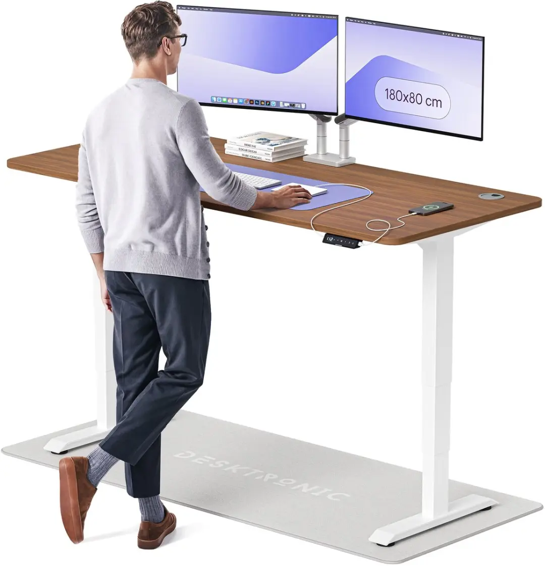 Desktronic HomePro Zit-sta Bureau 180x80cm