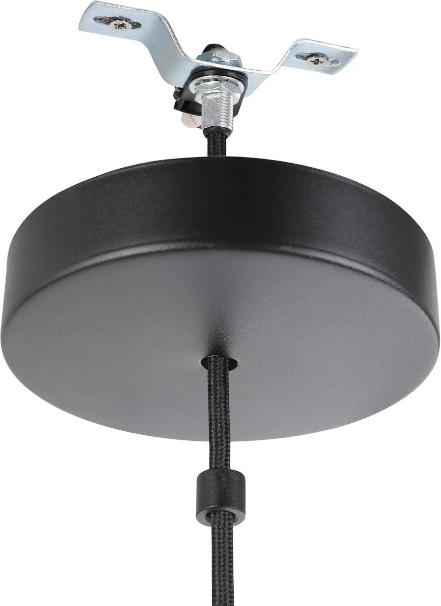Eglo Albaraccin Hanglamp E27 - 5 Lichthoorns - Zwart/Goud
