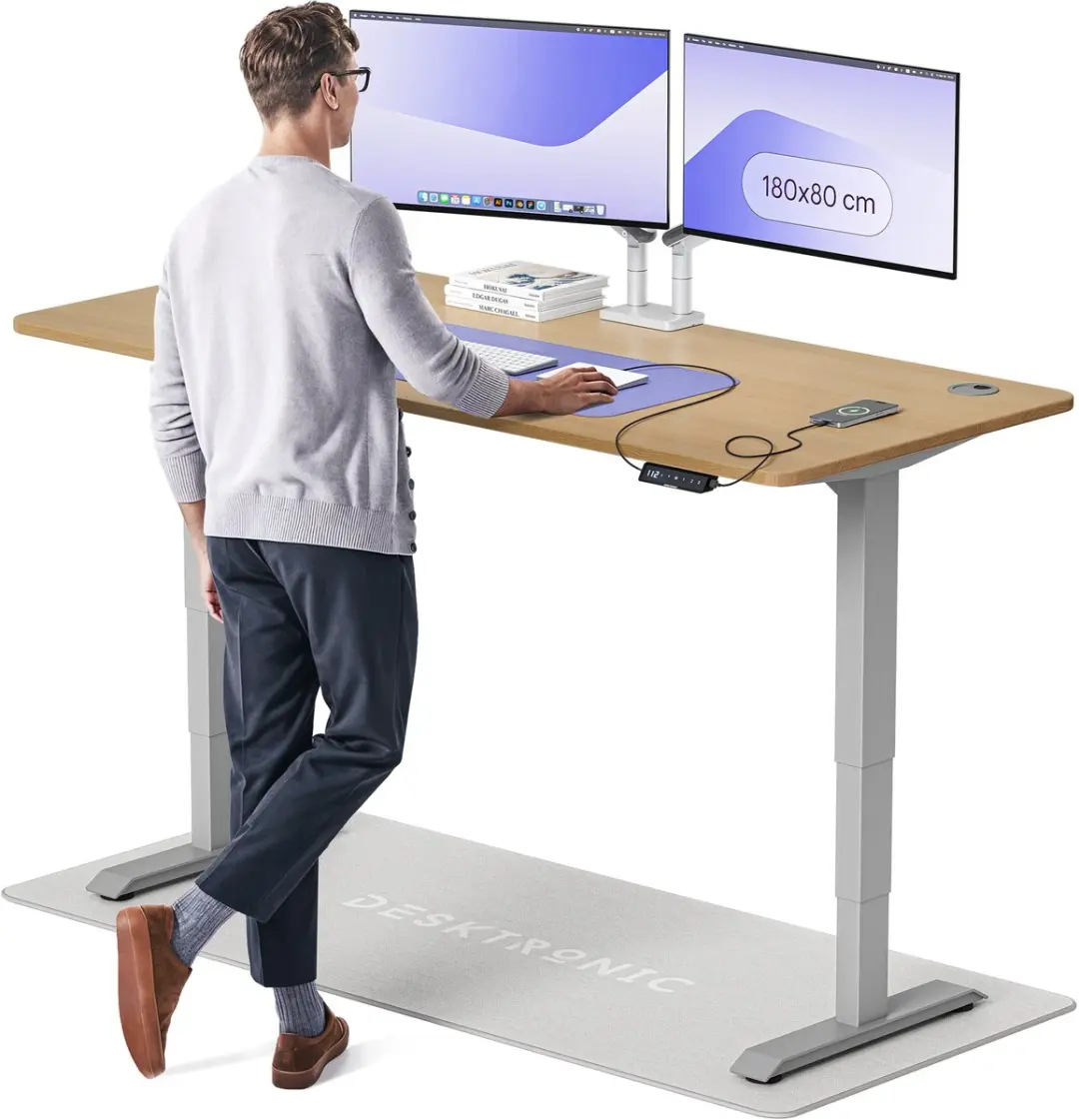 Desktronic HomePro Zit-sta Bureau 180x80cm