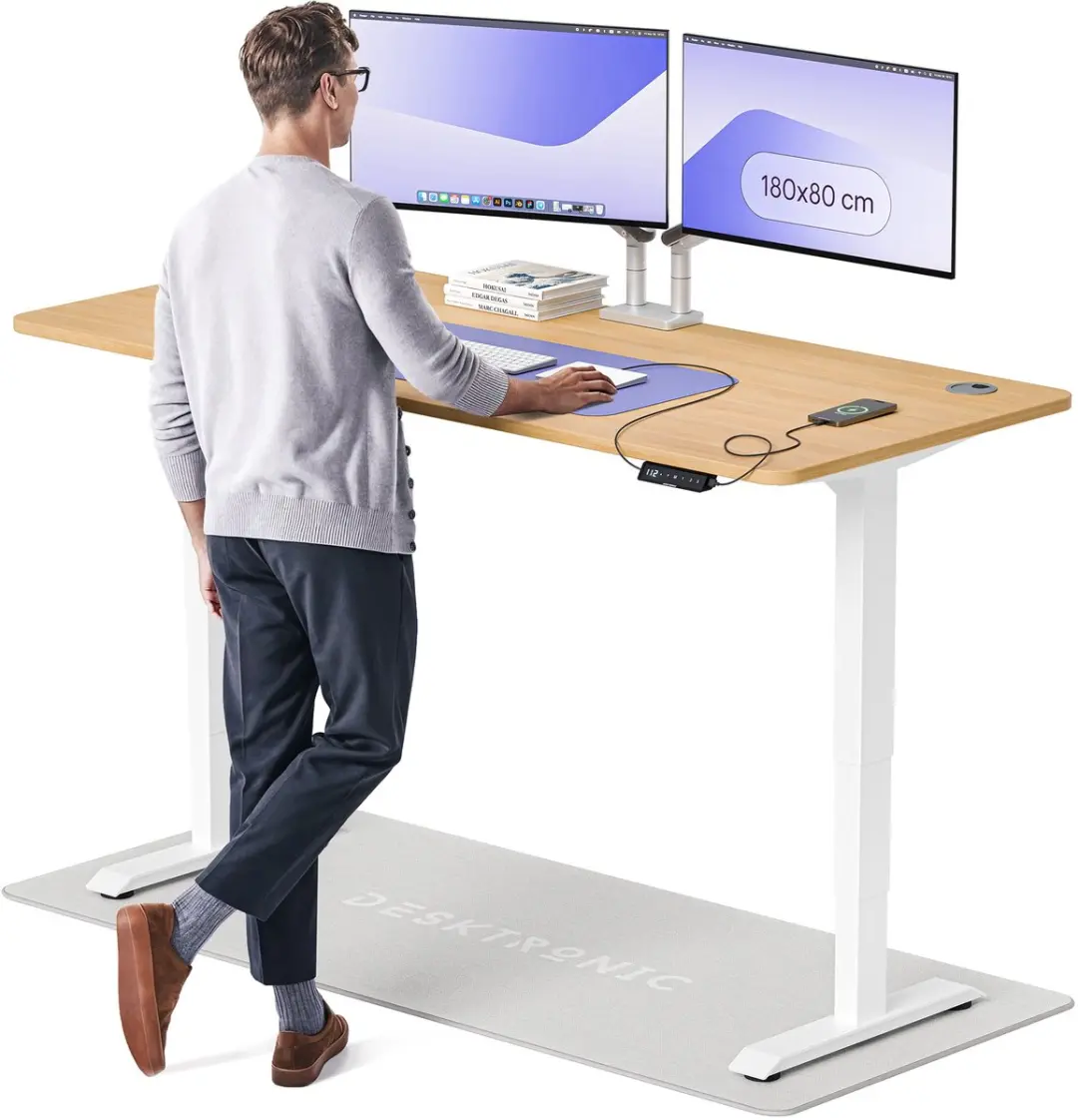 Desktronic HomePro Zit-sta Bureau 180x80cm