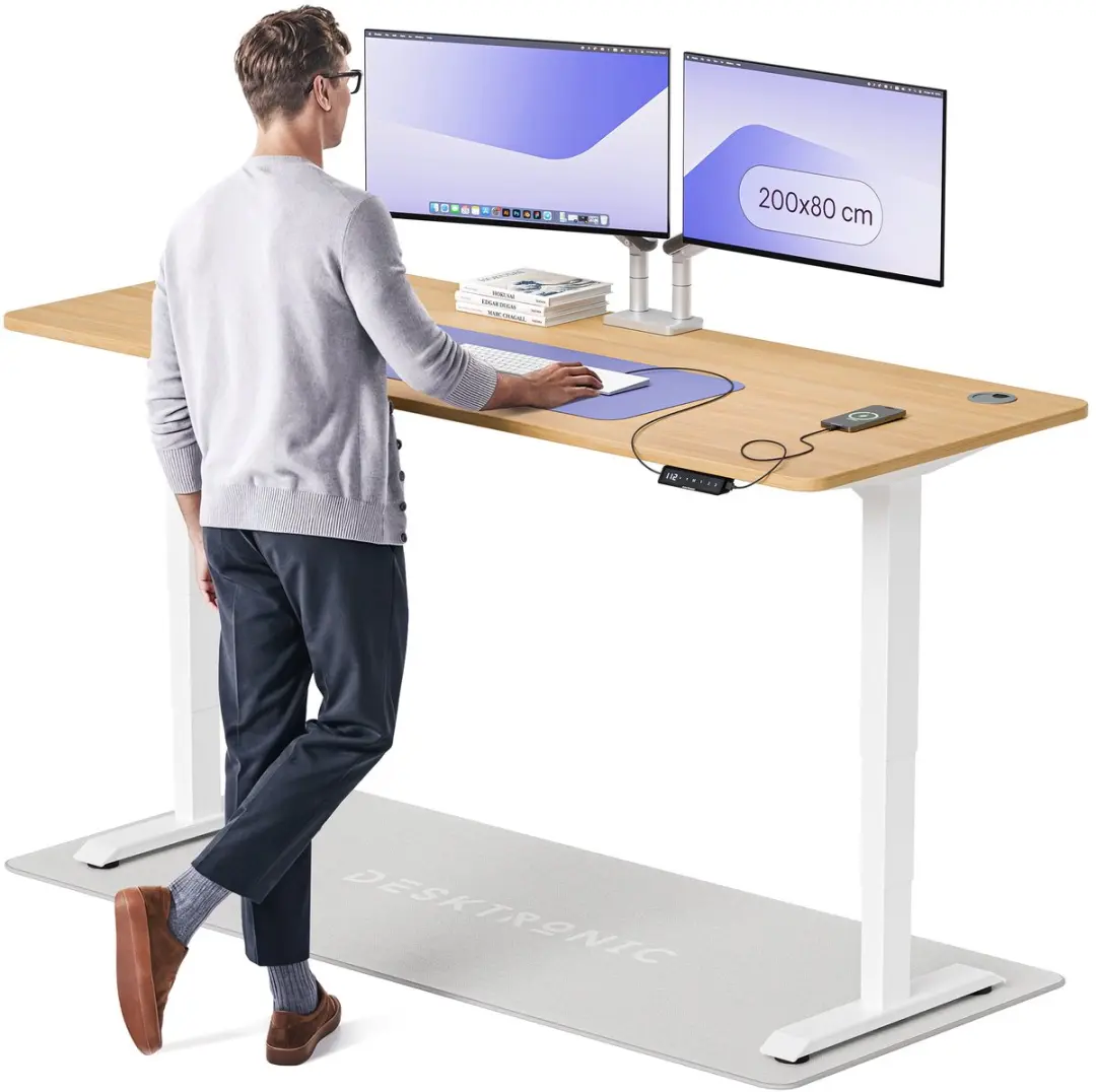 Desktronic HomePro Zit-sta Bureau 200x80cm