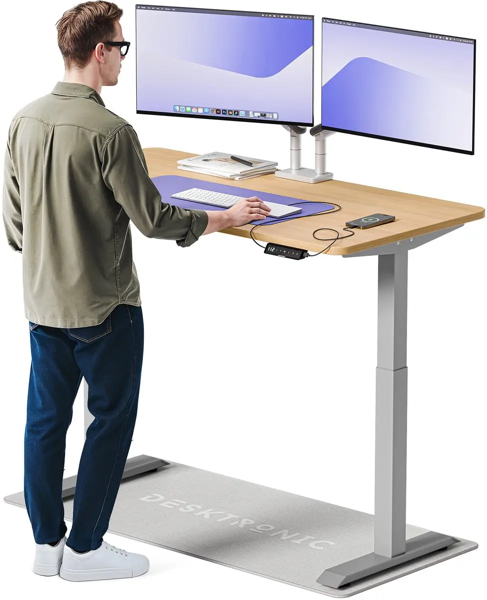 Desktronic HomeOne Zit-sta Bureau 140x70cm