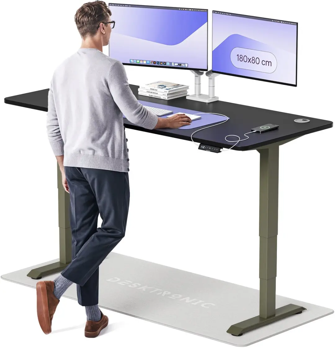Desktronic HomePro Zit-sta Bureau 180x80cm