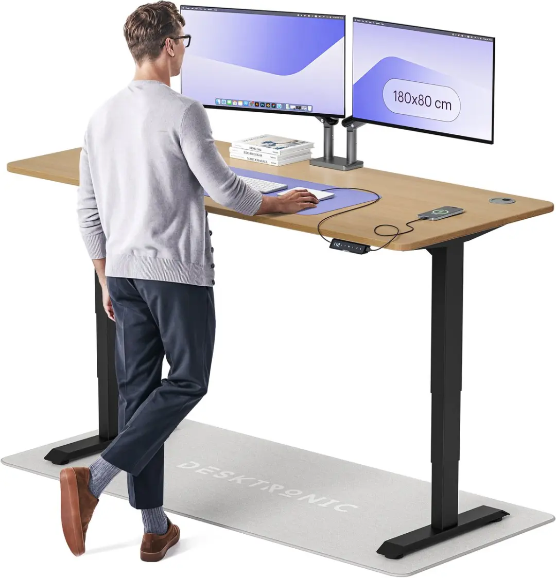 Desktronic HomePro Zit-sta Bureau 180x80cm