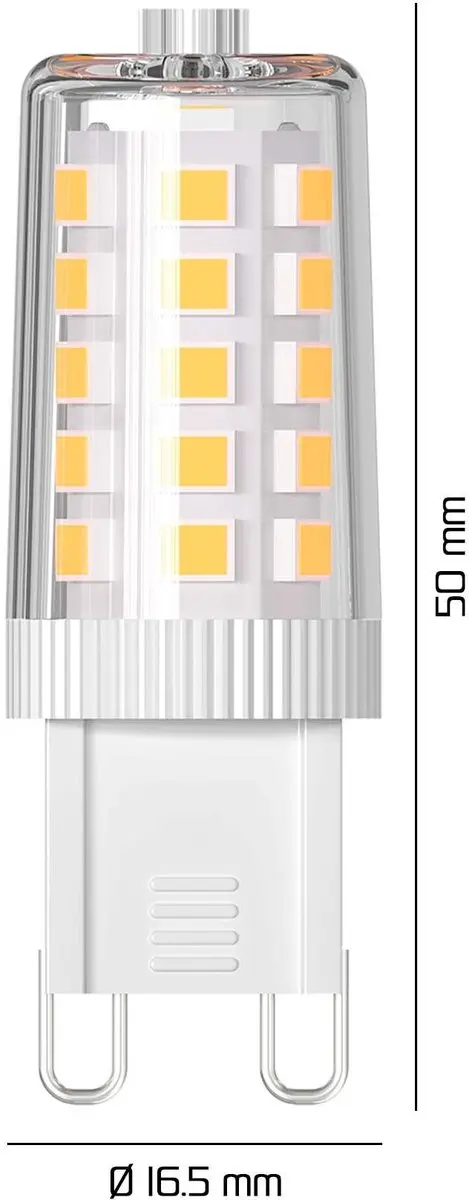 LEDVION G9 LED Lampen 2W 4000K - 10 Stuks