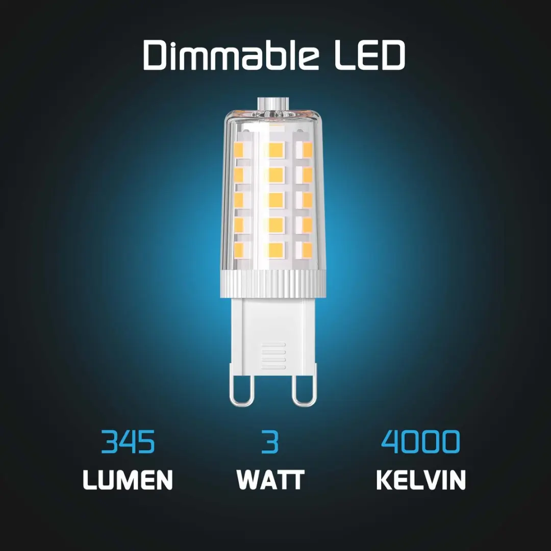 LEDVION G9 LED Lampen 2W 4000K - 10 Stuks - afbeelding 6 van 6
