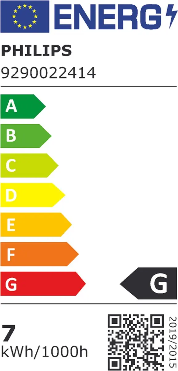 Philips Hue Filament G93 E27 7W - Warm wit - Amber