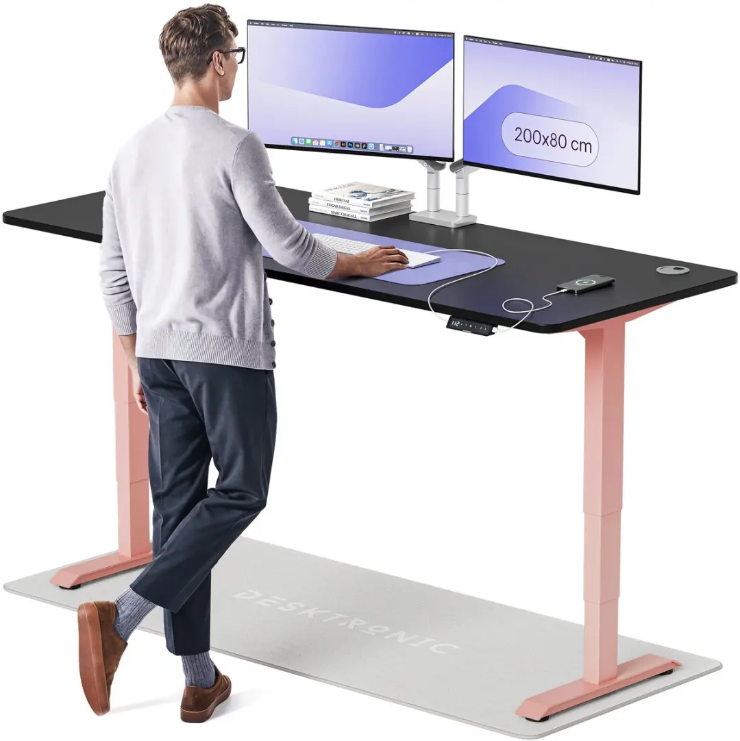 Desktronic HomePro Zit-sta Bureau 200x80cm