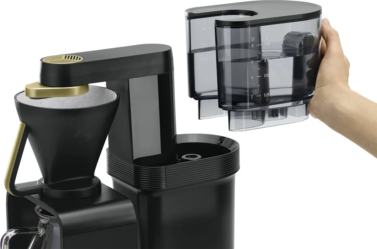 Melitta Epour 1024-12 Koffiezetapparaat - 1L - 1465W - Zwart/Goud
