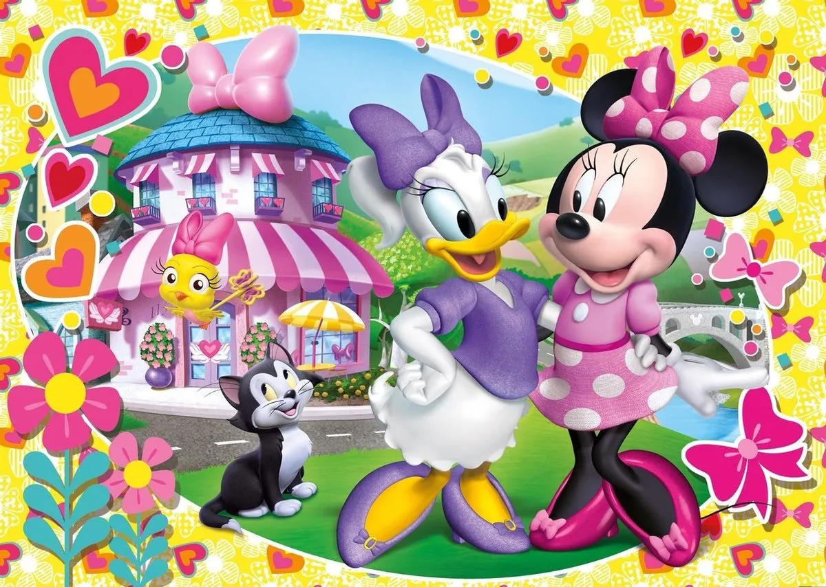 Clementoni Minnie Happy Helpers Puzzel 104 Stuks - Multicolor
