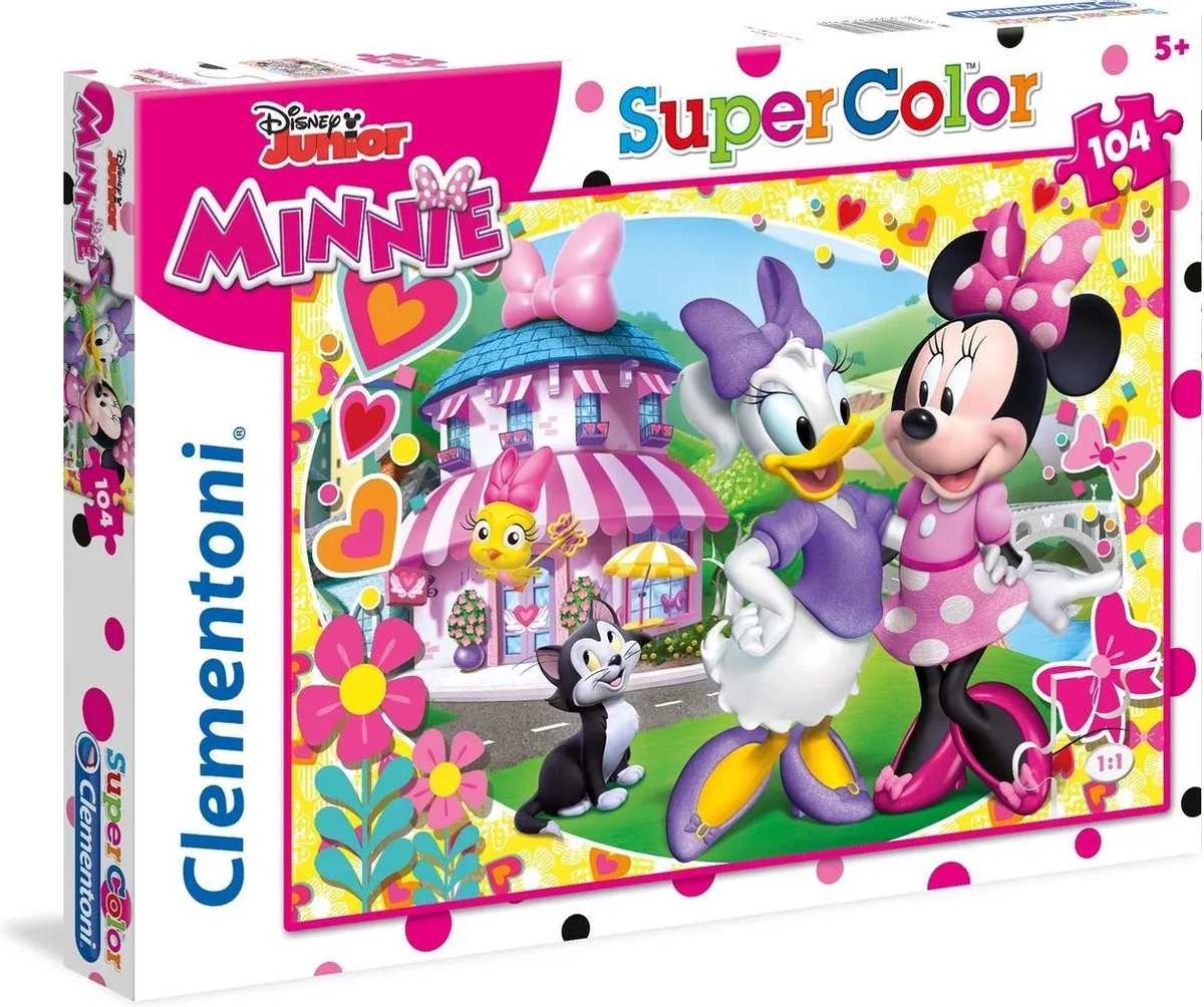 Clementoni Minnie Happy Helpers Puzzel 104 Stuks
