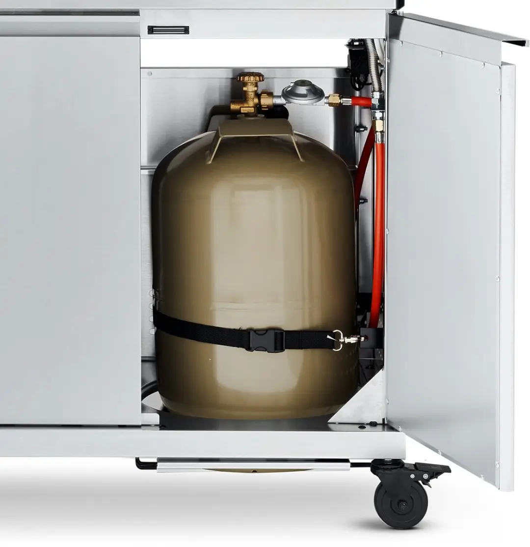 Burnhard Fred Deluxe 3 Branders Gasbarbecue - Zilver Series 3