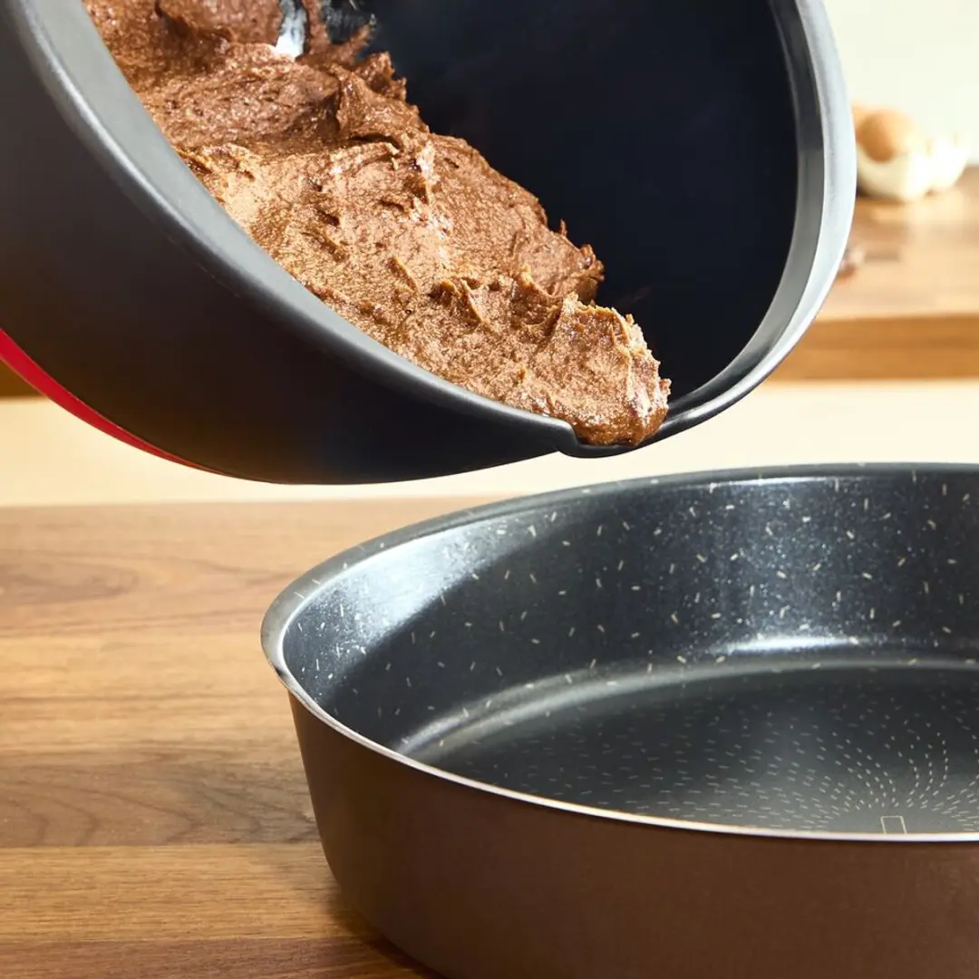 Tefal Ingenio Plus K198S234 Mengkomset - 2-delig - Zwart & Rood