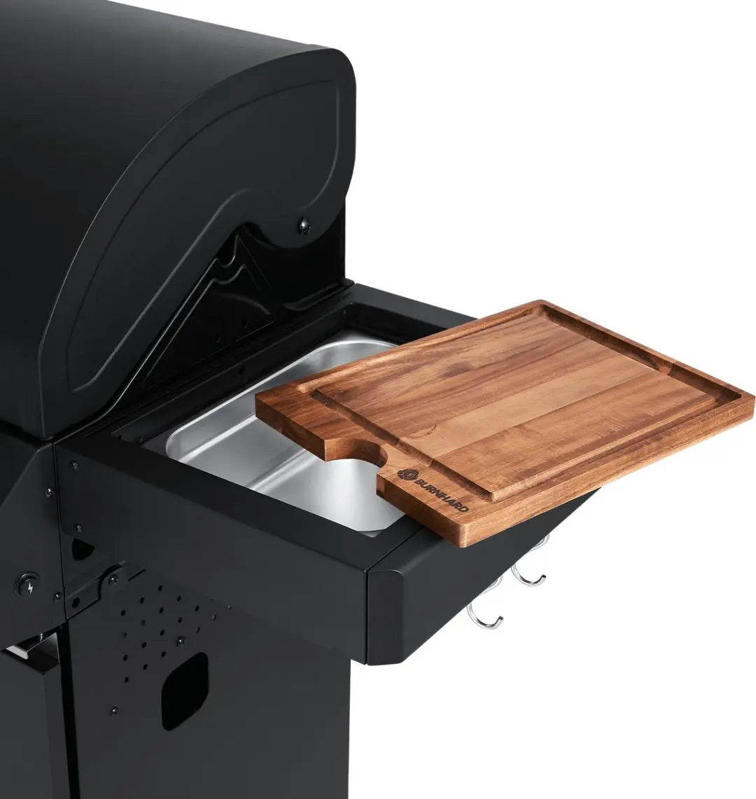 Burnhard Fred Deluxe 3 Branders Gasbarbecue - Zwart - 16 Burgers