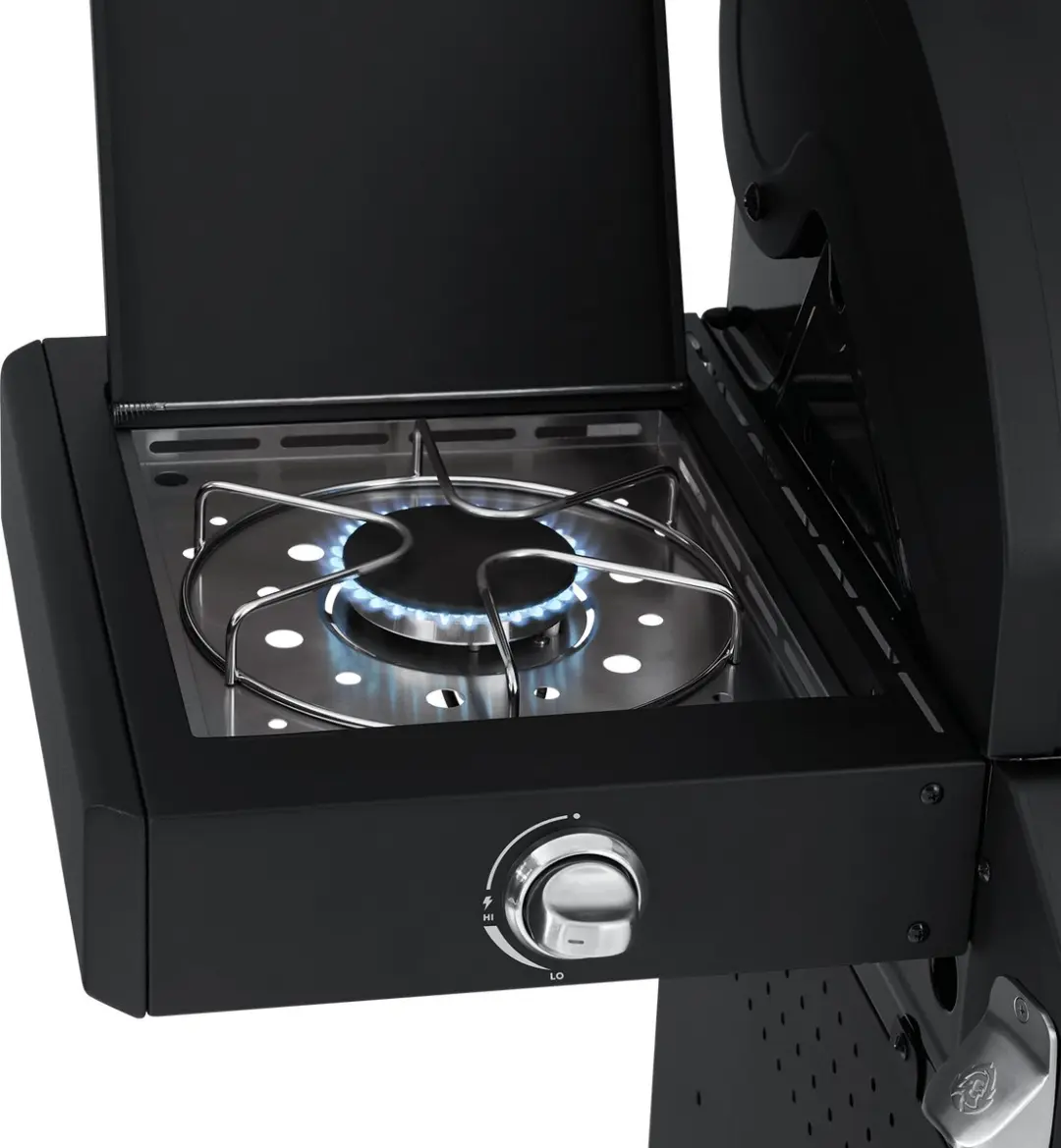 Burnhard Fred Deluxe 3 Branders Gasbarbecue - Zwart - 16 Burgers