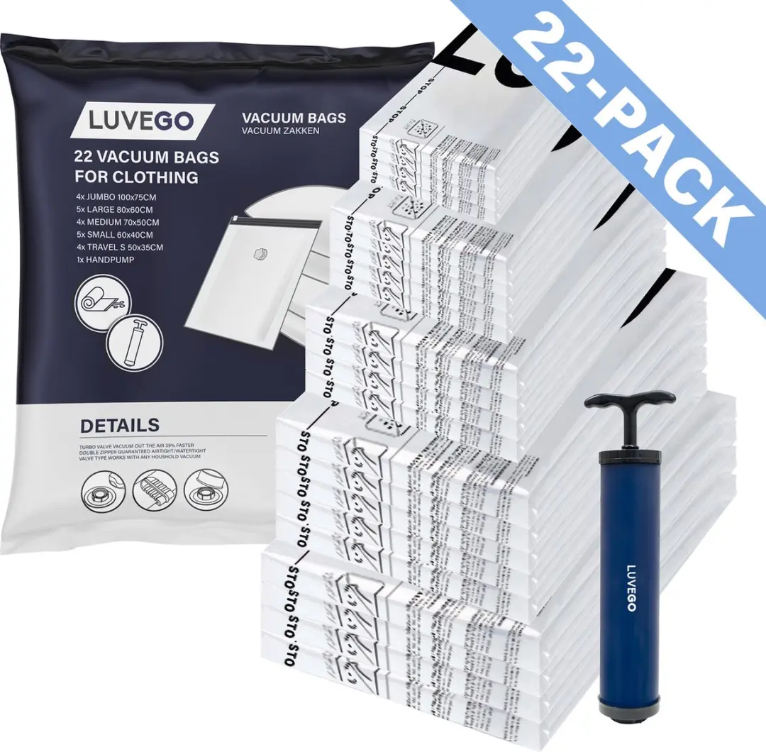 Luvego Vacuümzakken Kleding & Dekbedden