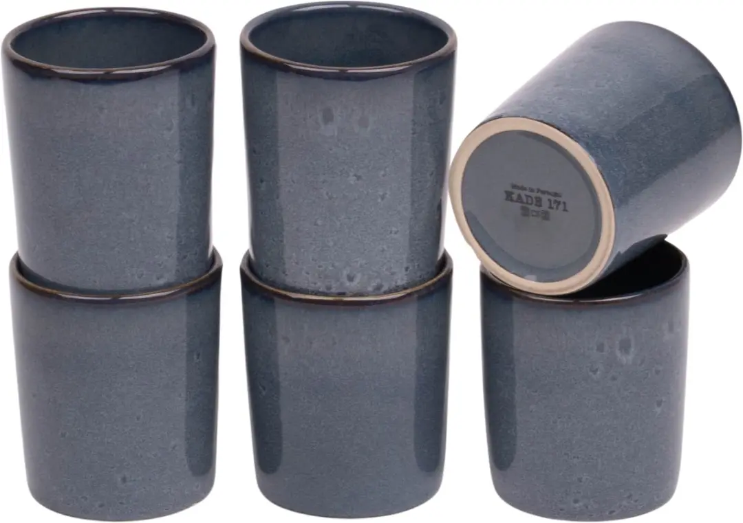 Kade 171 Amadora Koffiekopjes 150ml - 6 Stuks - Blauw