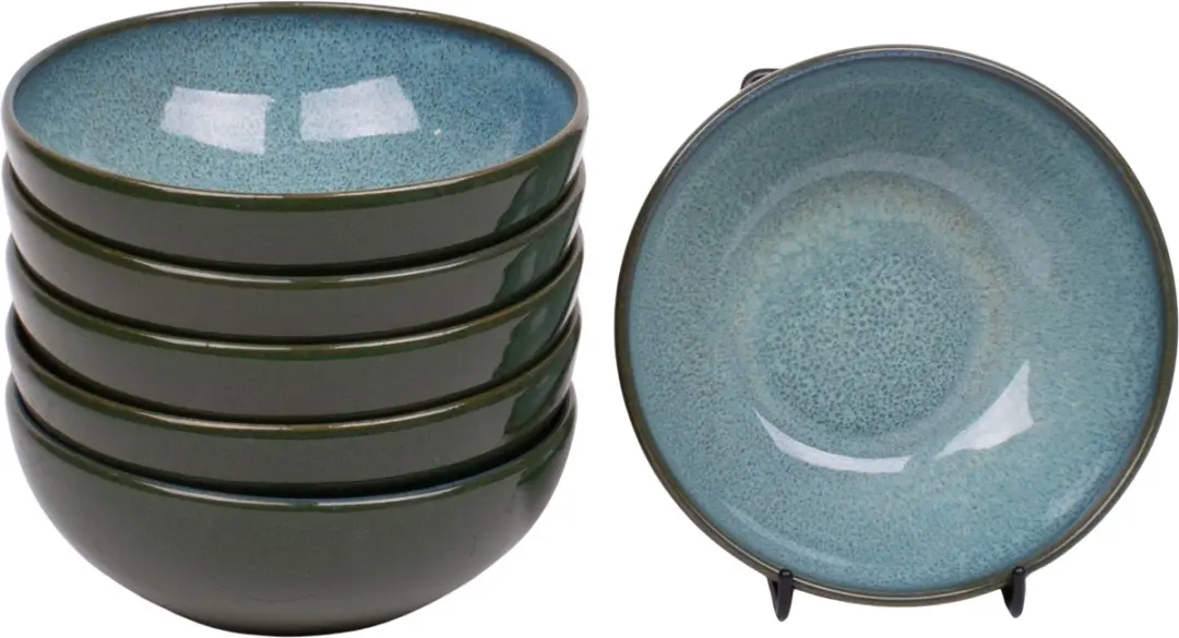 Kade 171 Evora Schaal Set 6 Stuks - 15,5 cm - Groen