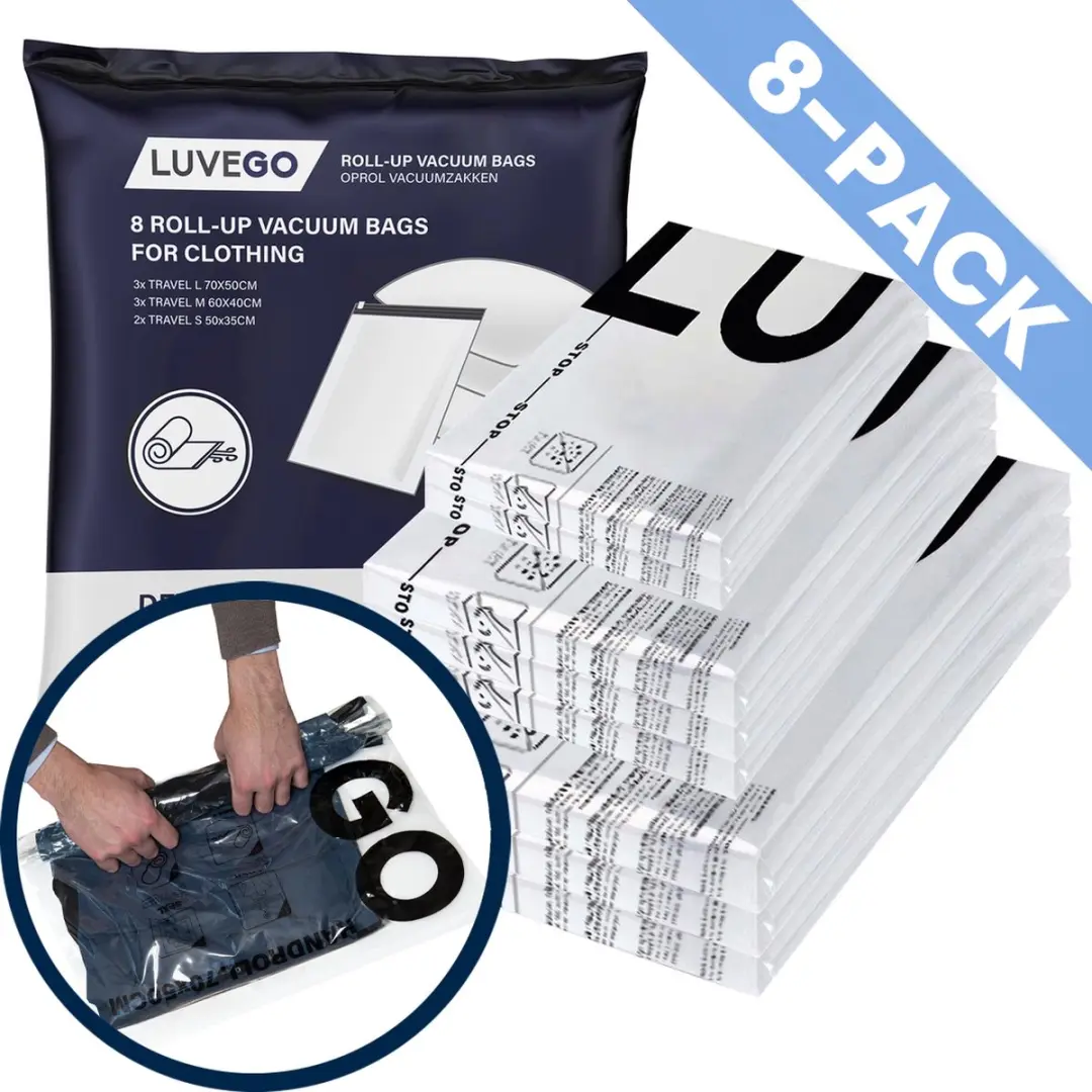 Luvego Vacuüm Handrolzakken Reis 8 Stuks