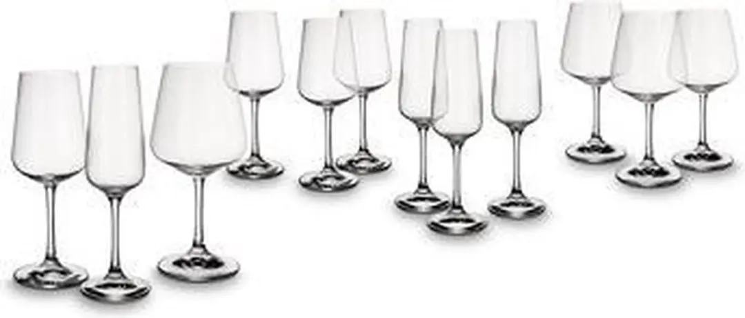Villeroy & Boch Ovid Glazenset 12-delig - Wijnglazen & Champagneglazen