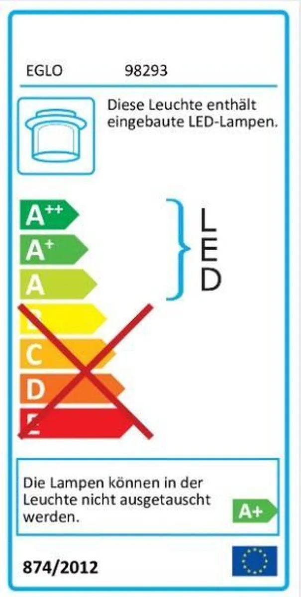 Eglo Fueva-A Plafondlamp 30cm - Wit