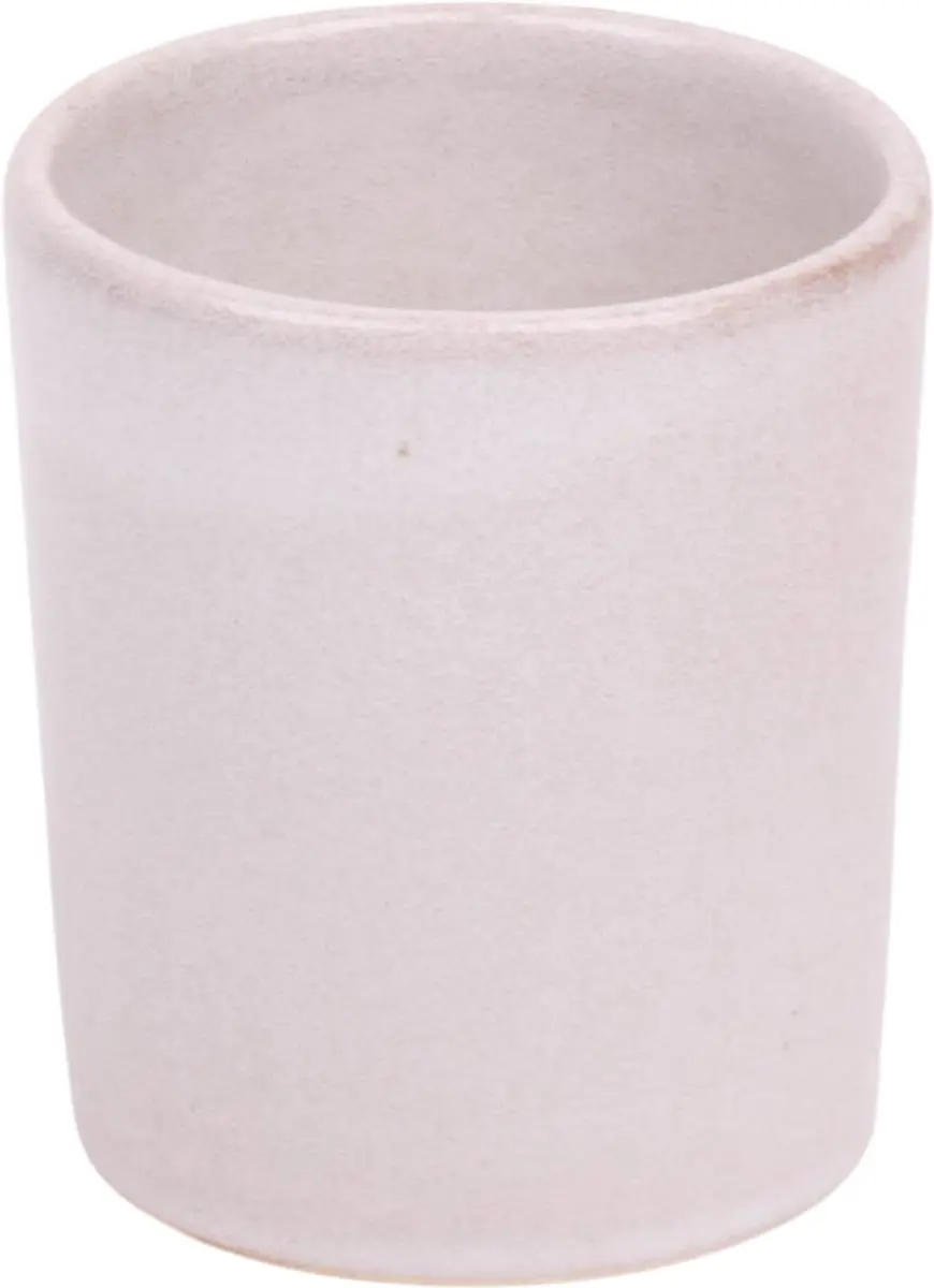 Kade 171 Lissabon Koffiekopjes Set 12-delig - 150ml & 250ml - Wit met bruin
