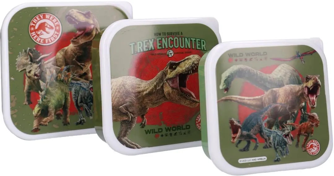 Jurassic World 3-in-1 Snackbox Groen