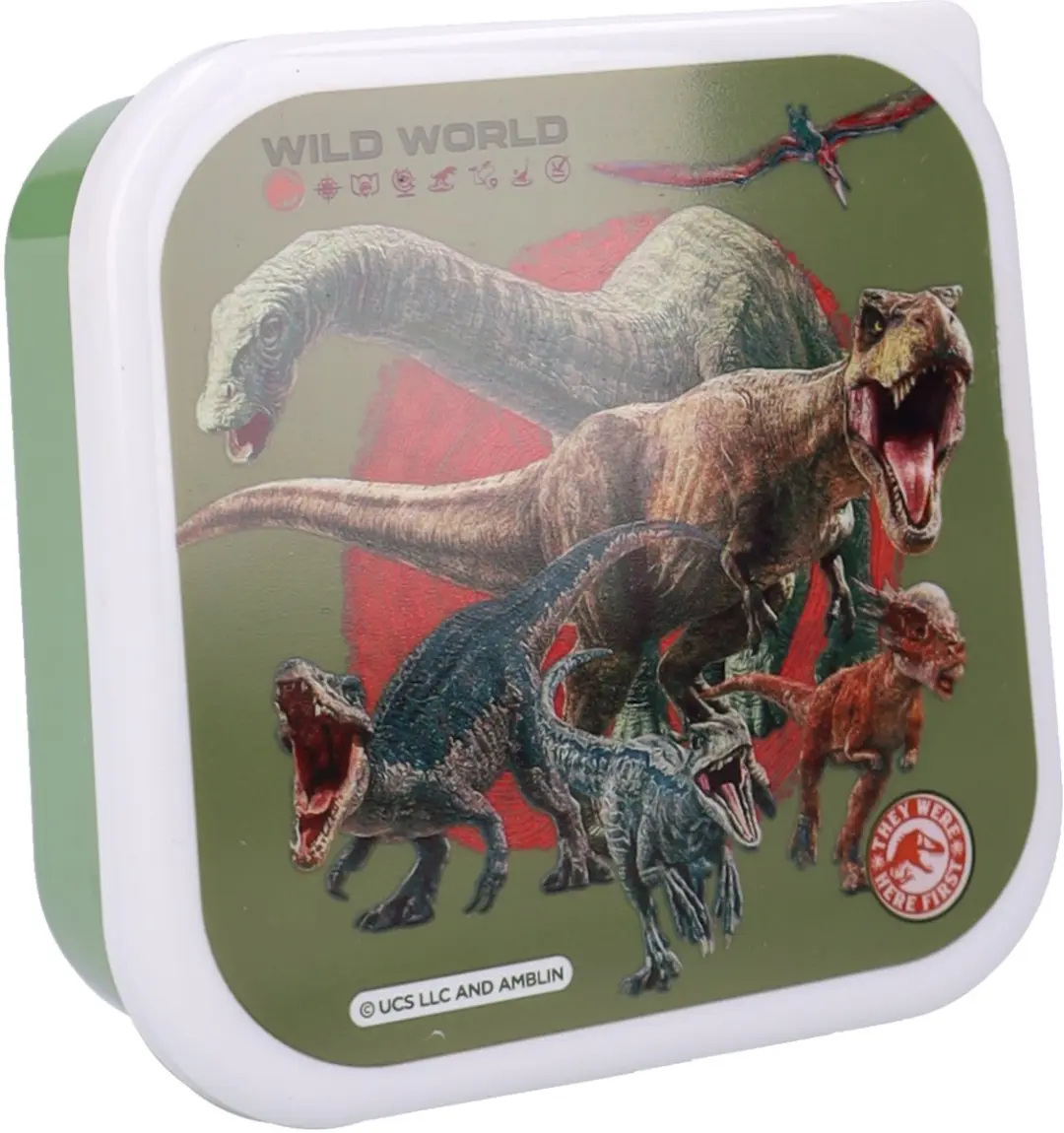 Jurassic World 3-in-1 Snackbox Groen - 1.8L