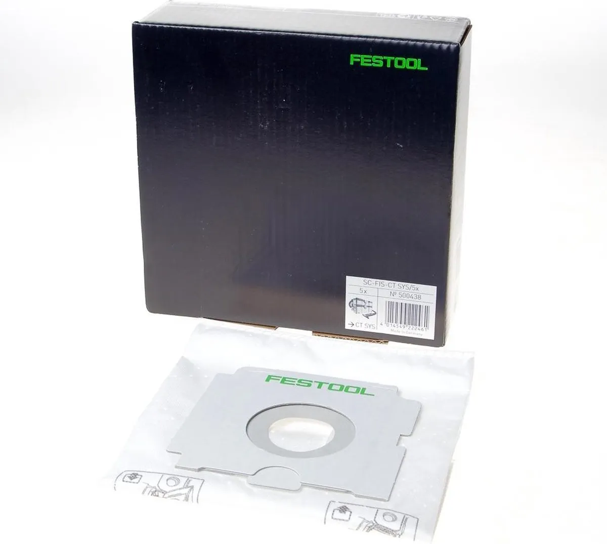 Festool SC FIS-CT SYS Filterzak 500438 - 5 Stuks