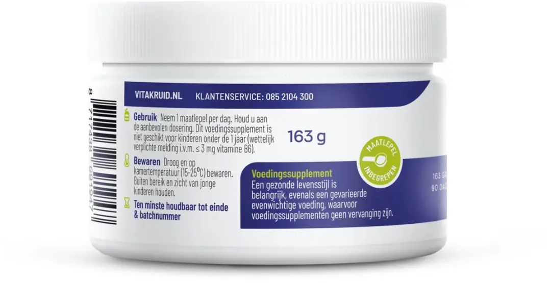 Vitakruid Multi Basis Vegan Poeder 163g - afbeelding 6 van 6