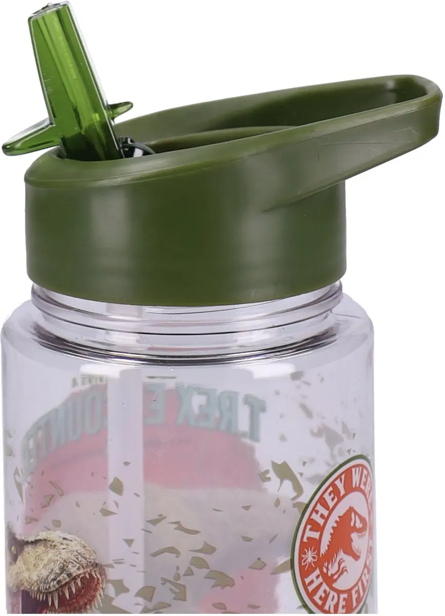 Jurassic World Drink Up Drinkfles 450ml - Groen
