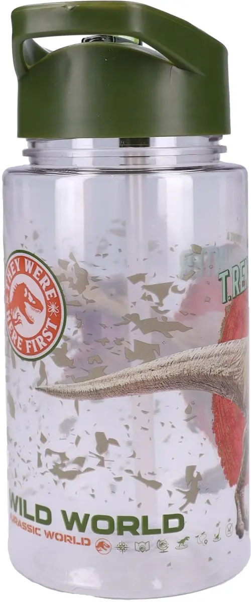 Jurassic World Drink Up Drinkfles 450ml - Groen