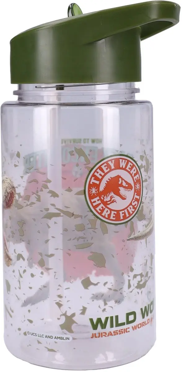 Jurassic World Drink Up Drinkfles 450ml - Groen
