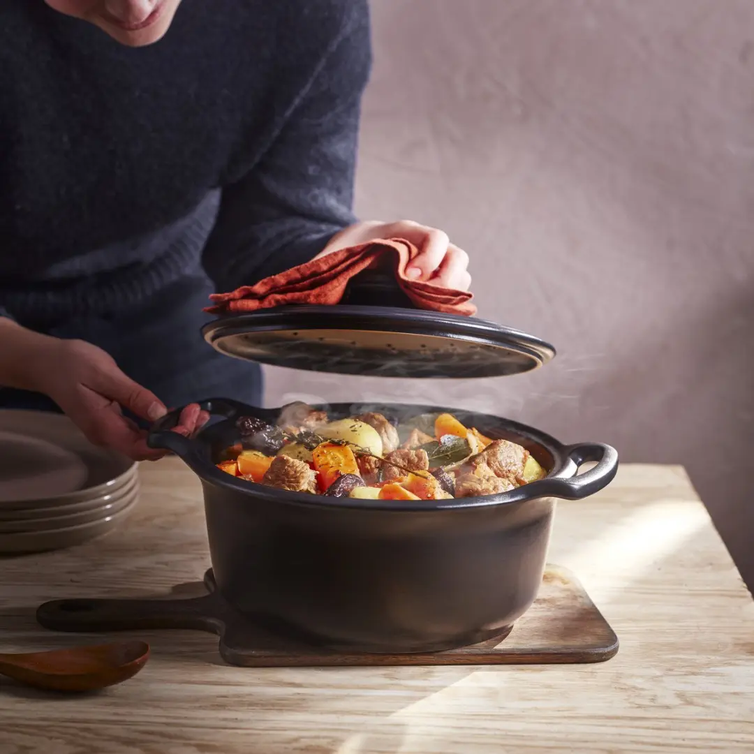 Emile Henry Sublime+ Kookpan Ø290mm 7L - Zwart