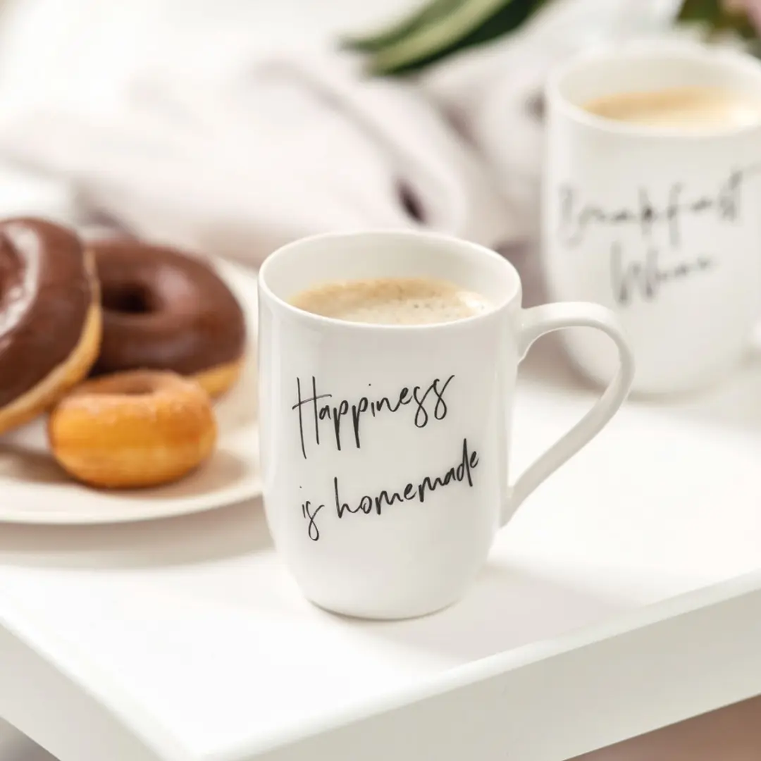 Villeroy & Boch Happiness is Homemade Beker 290ml - Wit-Gekleurd