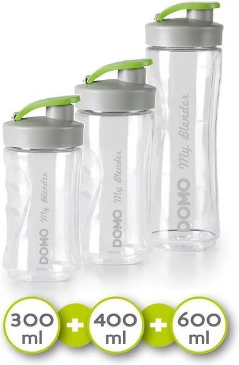 Domo DO492BL MyBlender Family Blender - 300W - 3x Fles