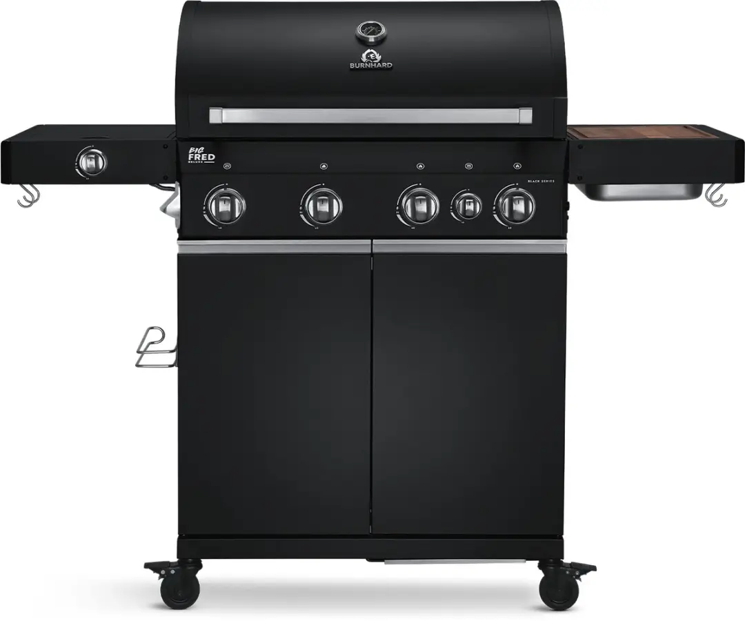 Burnhard Big FRED Black Series 3 Gasbarbecue 4 Branders