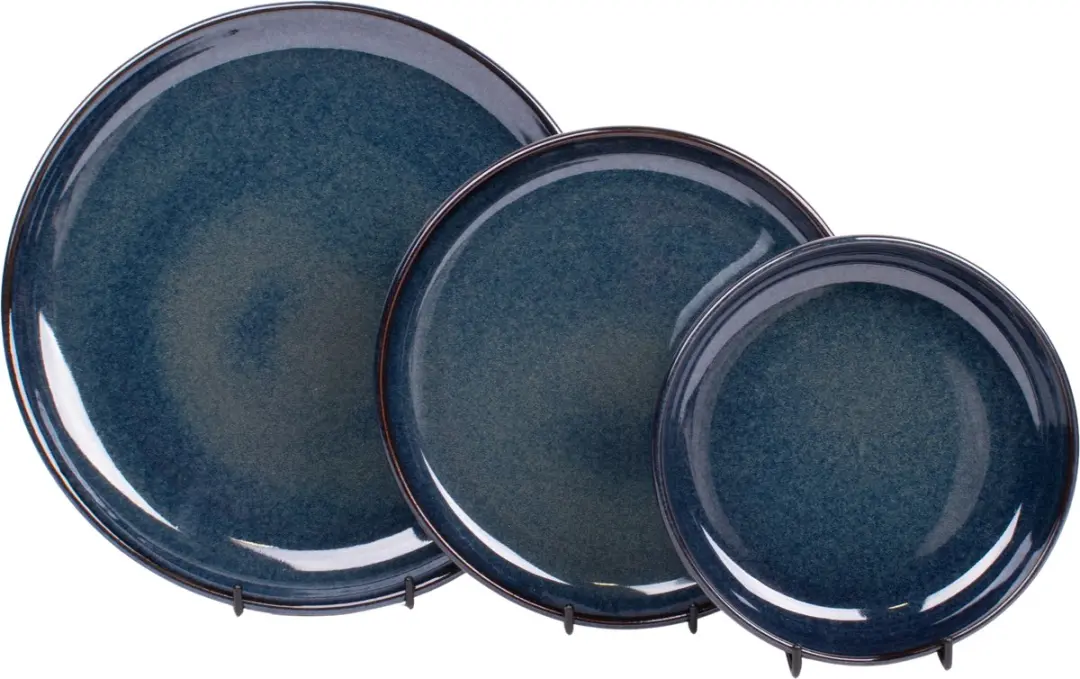 Kade 171 Faro Blauw Serviesset 18-delig - 6 Personen