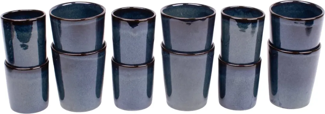 Kade 171 Faro Blauw Serviesset 24-delig - 6 Personen