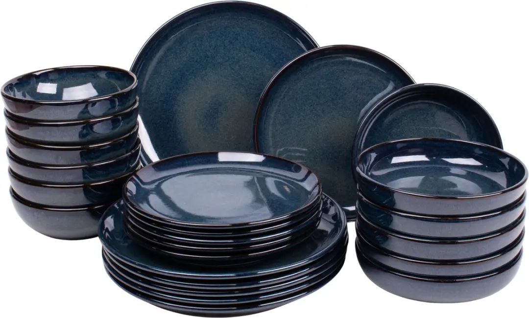 Kade 171 Faro Blauw Serviesset 24-delig