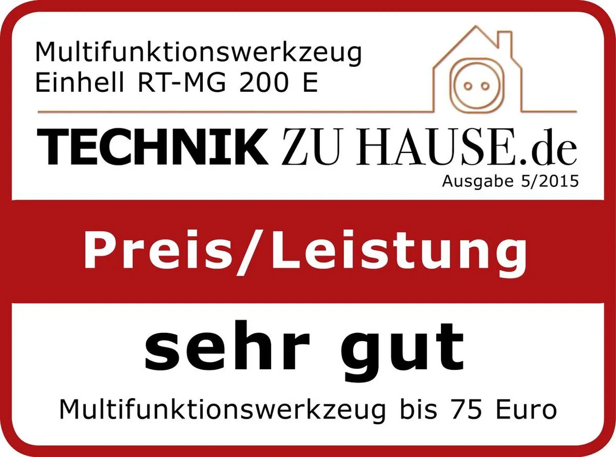 Einhell TE-MG 200 CE Elektrische Multitool - 200W - 8 Accessoires - afbeelding 5 van 6