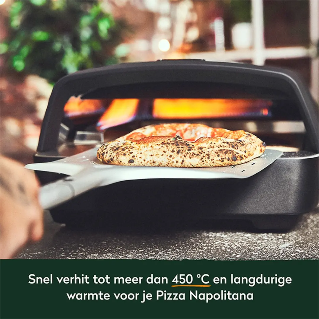 Burnhard Tony Gas Pizzaoven 5,9 kW - Draagbaar - 29cm - Incl. pizzasteen & schep